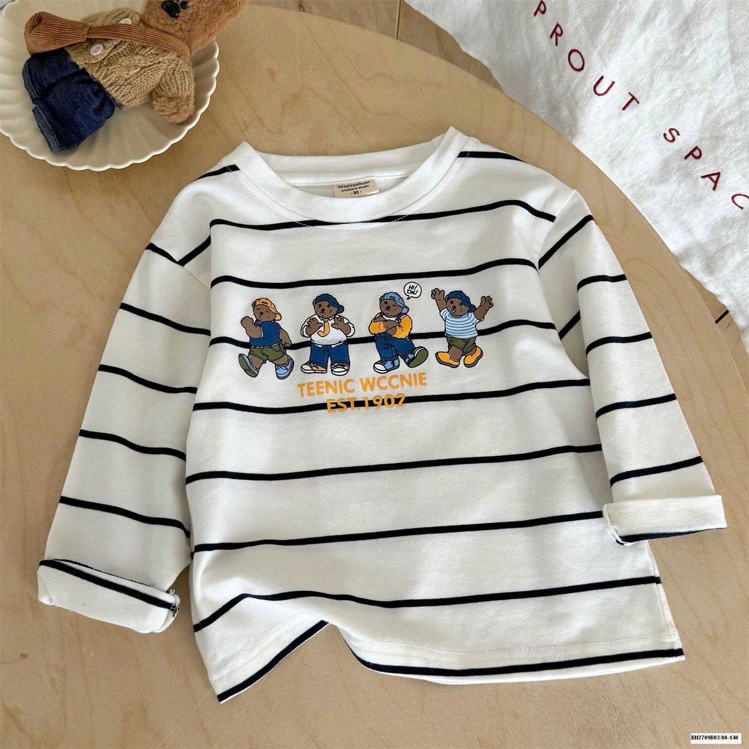 ÁO THUN MỎNG 4 CHÚ GẤU