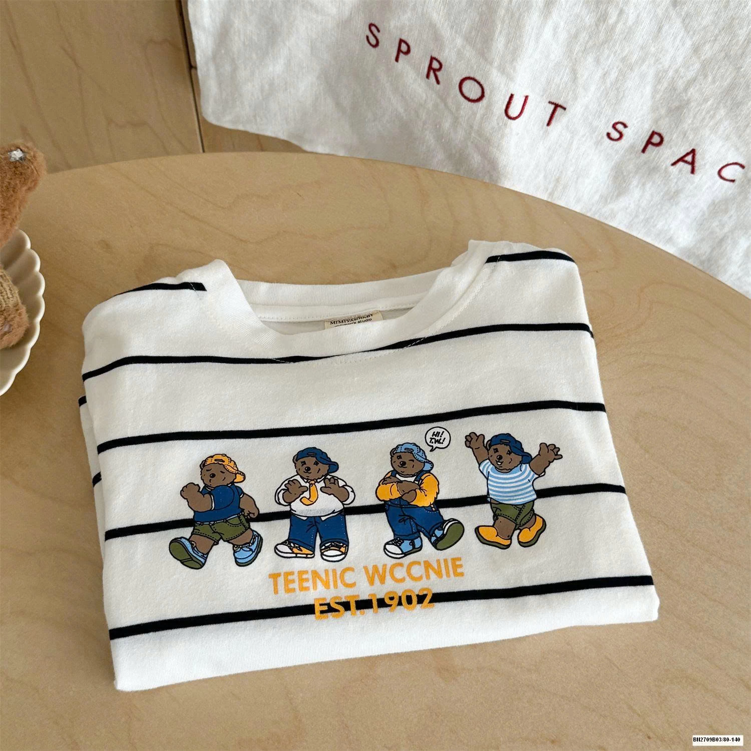 ÁO THUN MỎNG 4 CHÚ GẤU