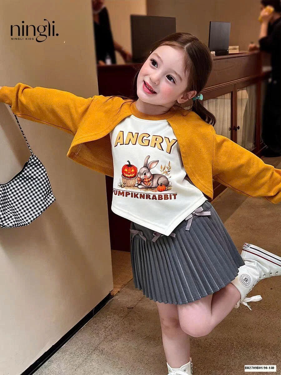 ÁO THUN GIẢ 2 MẢNH HÌNH THỎ BG