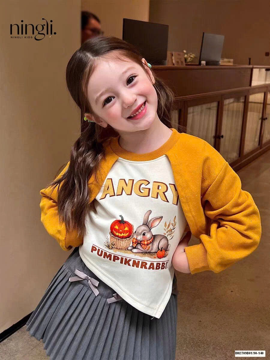 ÁO THUN GIẢ 2 MẢNH HÌNH THỎ BG