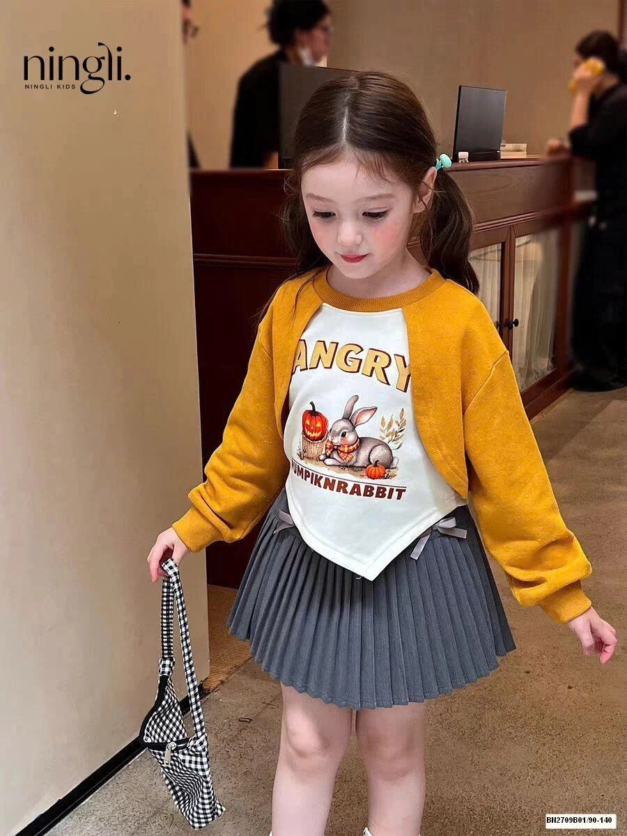 ÁO THUN GIẢ 2 MẢNH HÌNH THỎ BG