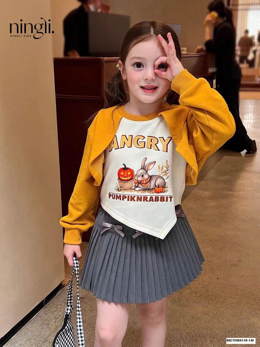 ÁO THUN GIẢ 2 MẢNH HÌNH THỎ BG