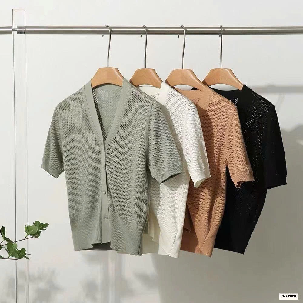 ÁO LEN DỆT KIM CỘC TAY