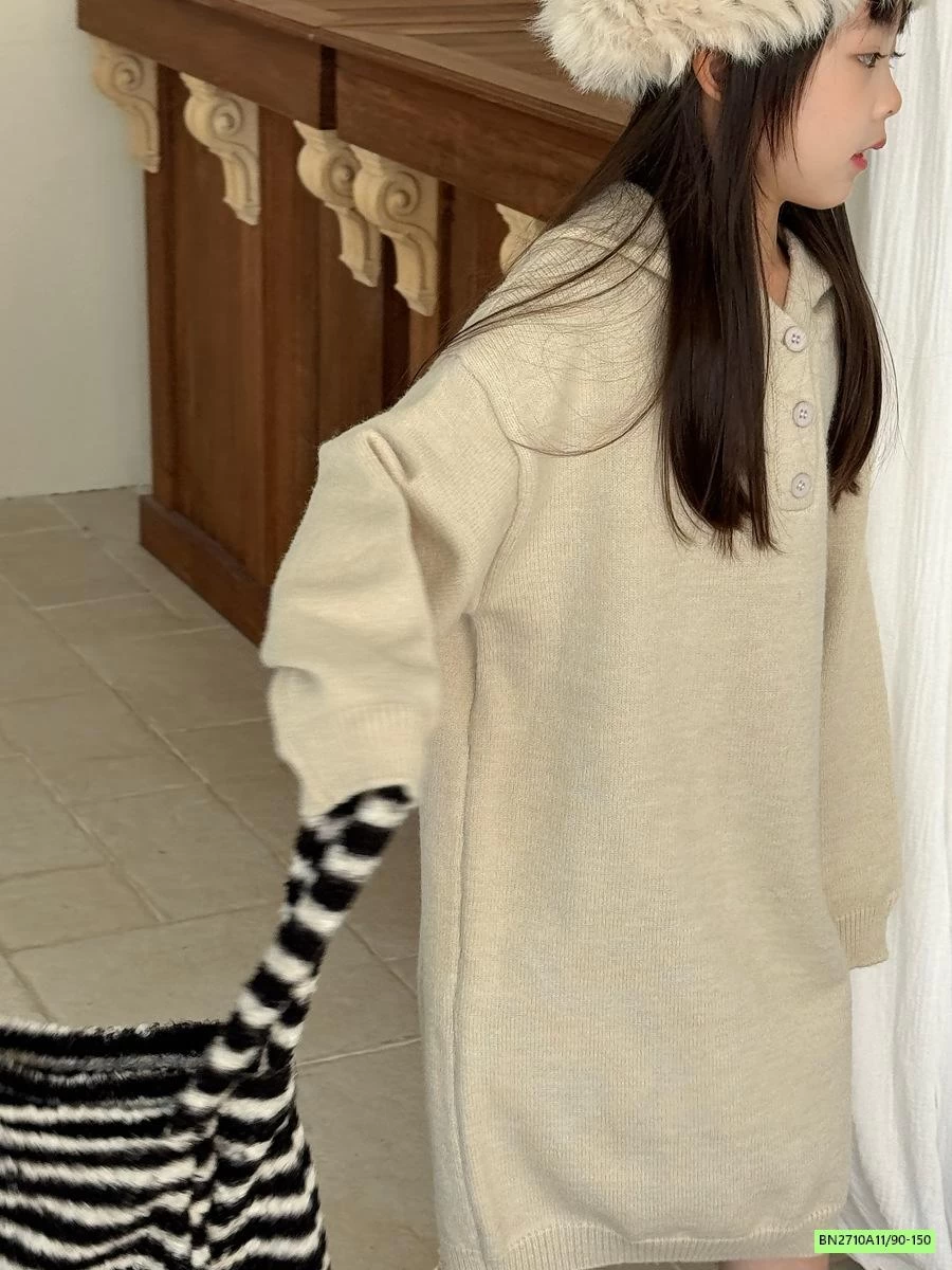 ĐẦM LEN SUÔNG LIỀN MŨ