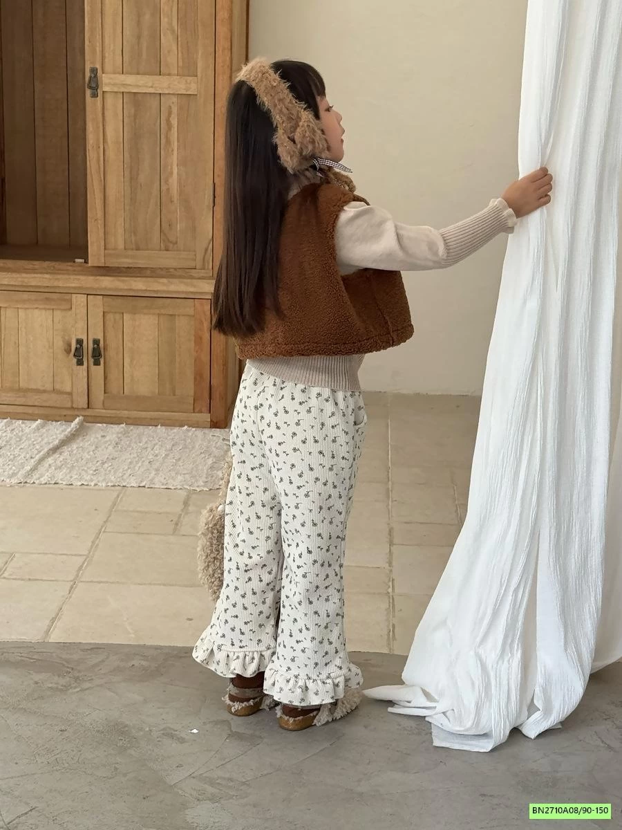 QUẦN NHUNG LOE HOA NHÍ LÓT NHUNG