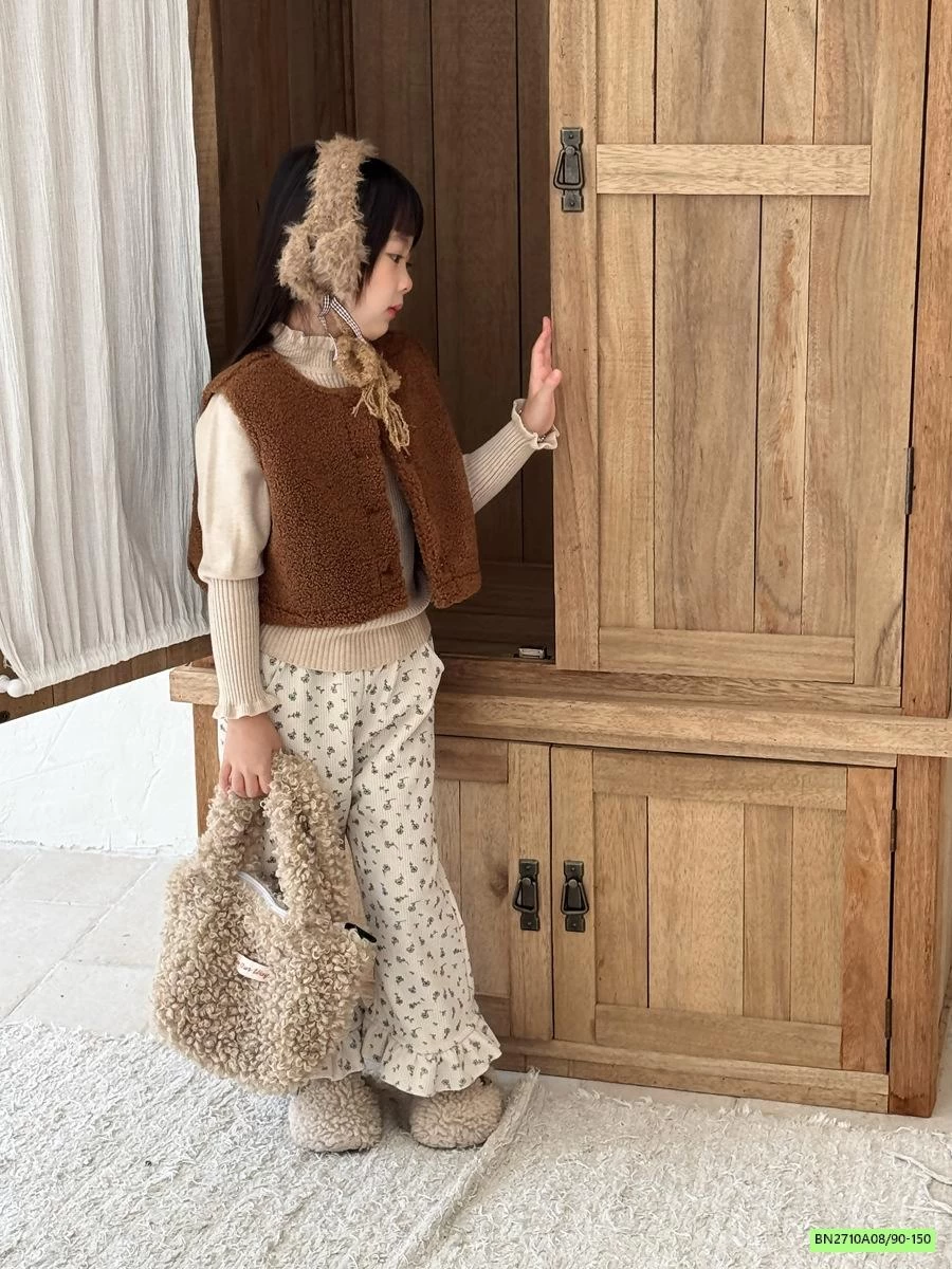 QUẦN NHUNG LOE HOA NHÍ LÓT NHUNG