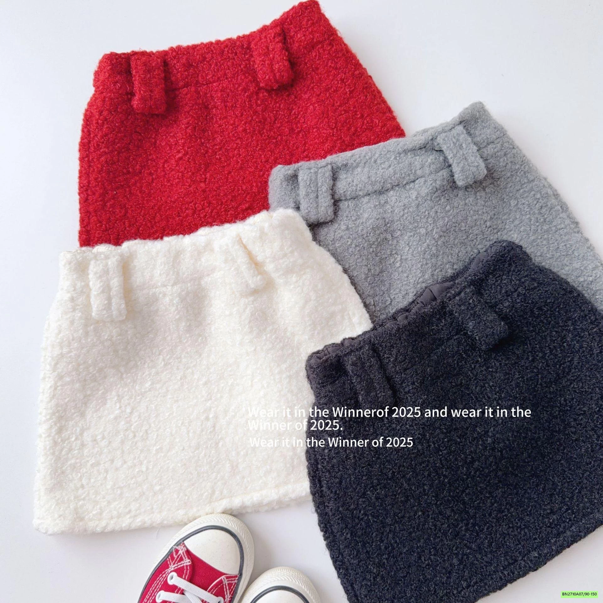 CHÂN VÁY NỈ BÔNG CỪU T&QKIDS