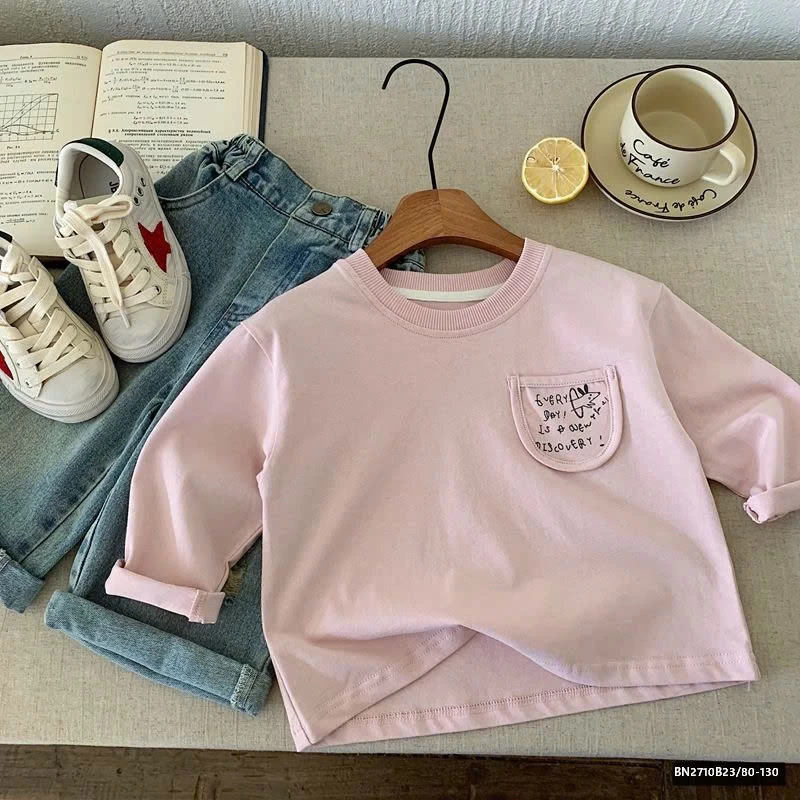 ÁO THUN DÀI TAY TÚI NGỰC