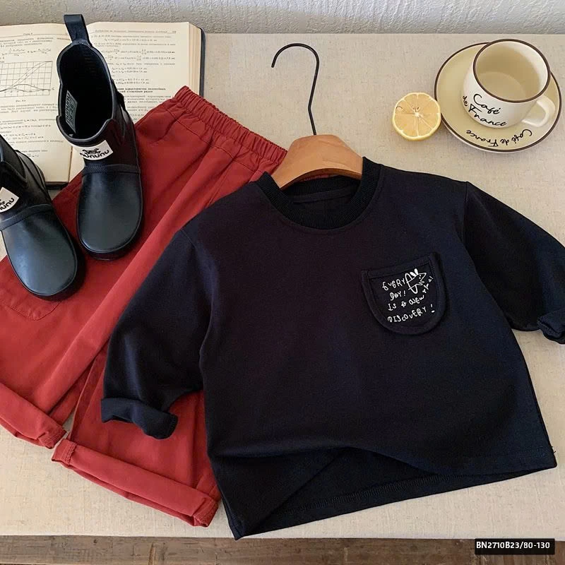 ÁO THUN DÀI TAY TÚI NGỰC