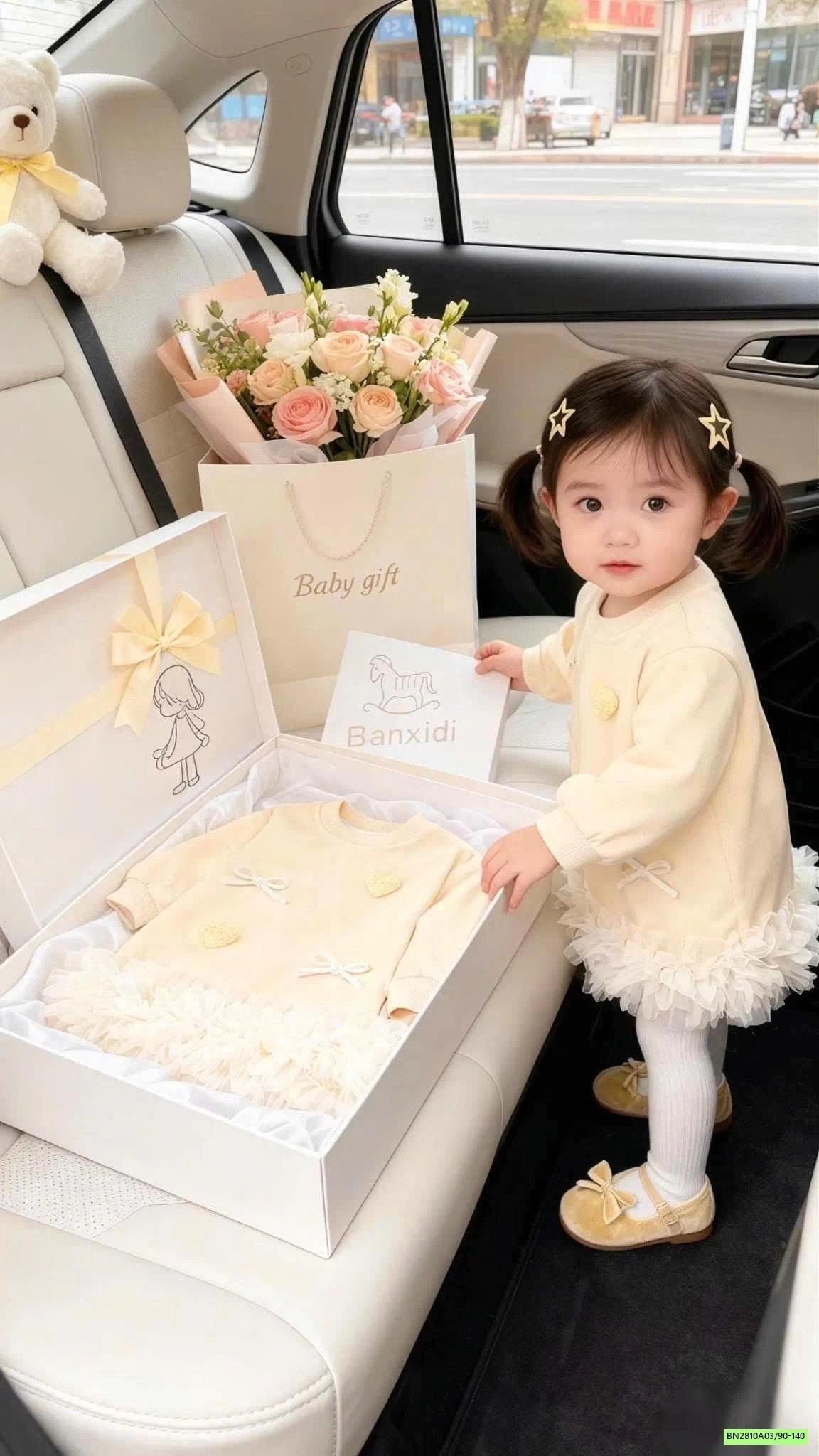 ĐẦM NỈ VÀNG PHỐI VIỀN REN