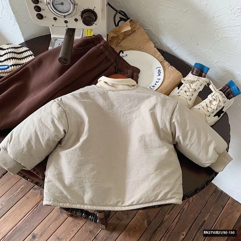 ÁO NỈ GẤU XÁM ÁO KHOÁC BOMBBER HÀN QUỐC 2 MẶT