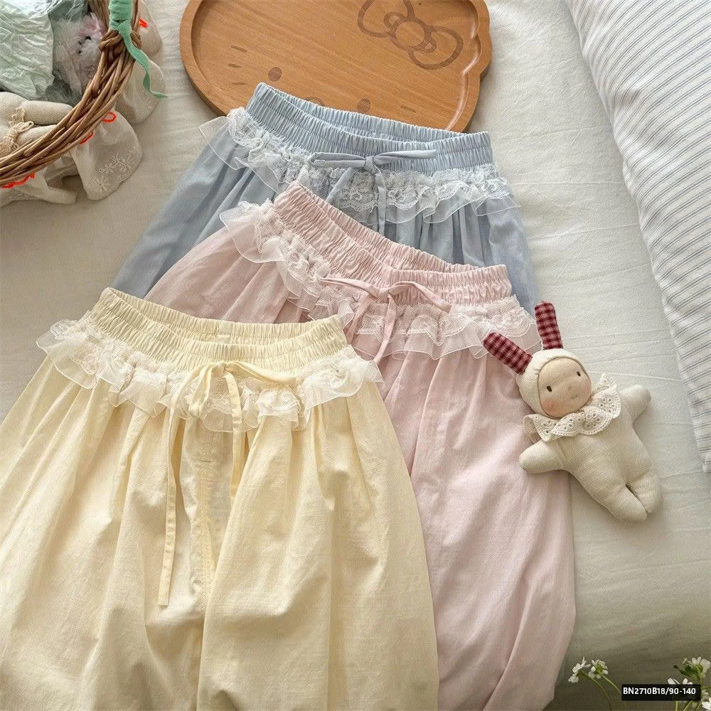 QUẦN BO GẤU PHỐI REN NINGLI