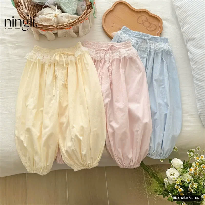 QUẦN BO GẤU PHỐI REN NINGLI