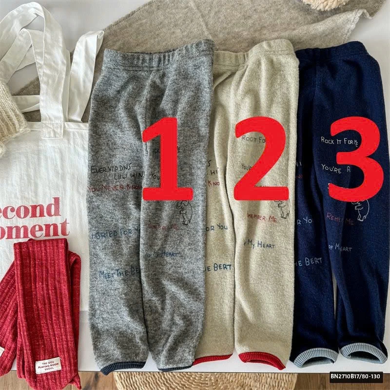 QUẦN LEGGING LÔNG MÙA ĐÔNG AD.BABY