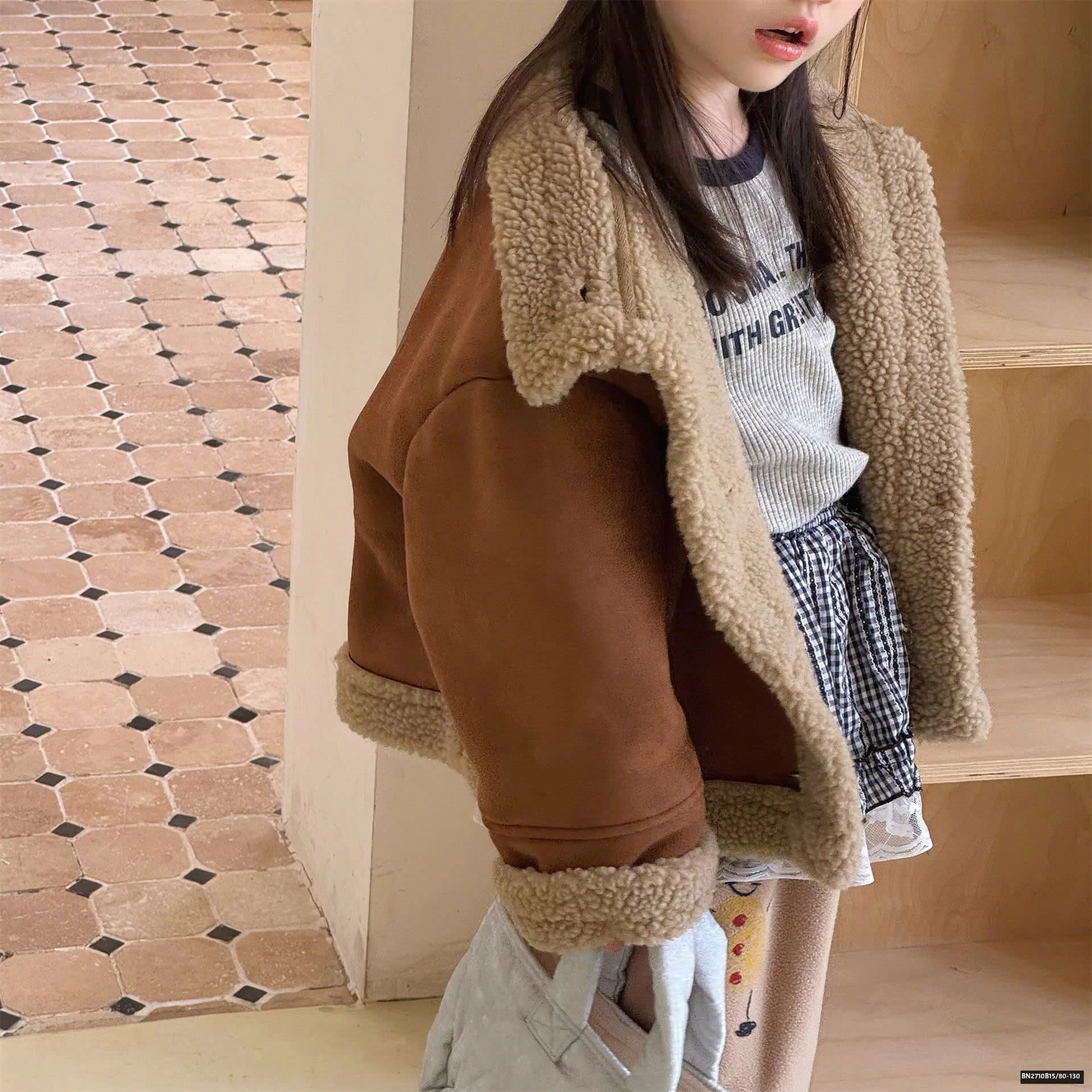 ÁO DA LỘN LÓT LÔNG CỪU AD.BABY