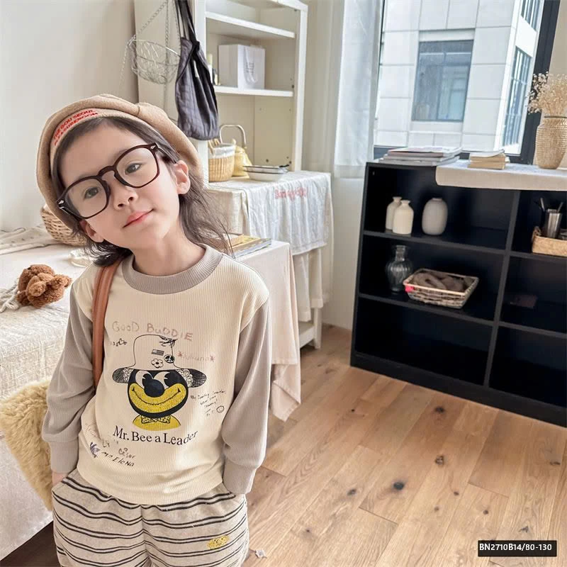 ÁO THUN GÂN LÓT NHUNG  AD.BABY