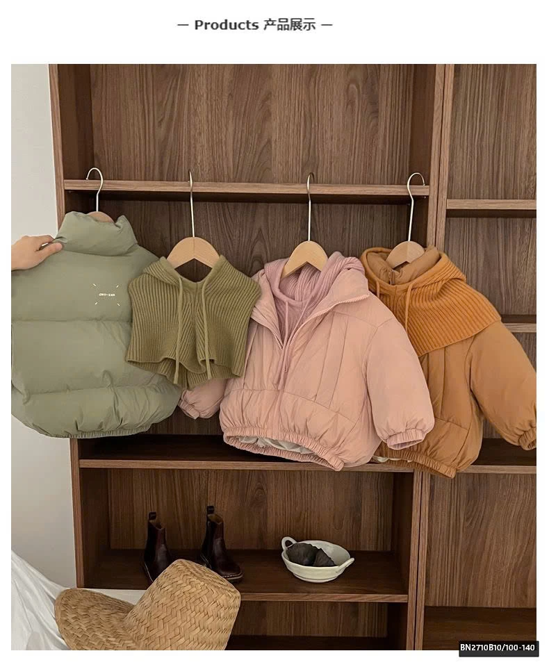 ÁO PHAO PHAO KÈM MŨ LEN CHO BÉ