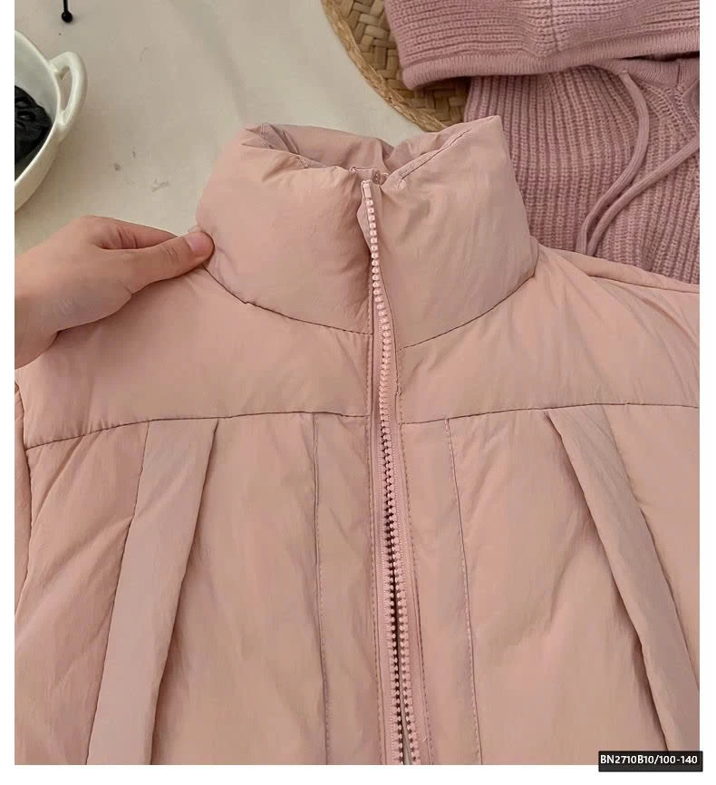 ÁO PHAO PHAO KÈM MŨ LEN CHO BÉ