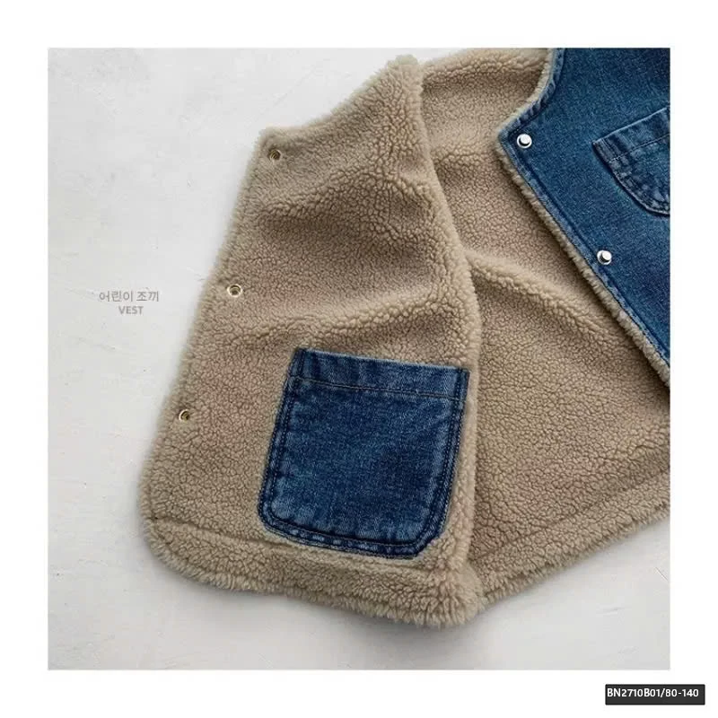 ÁO GILE JEAN LÓT LÔNG