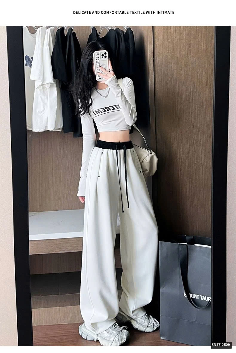 QUẦN NỈ SUÔNG CẠP CHUN