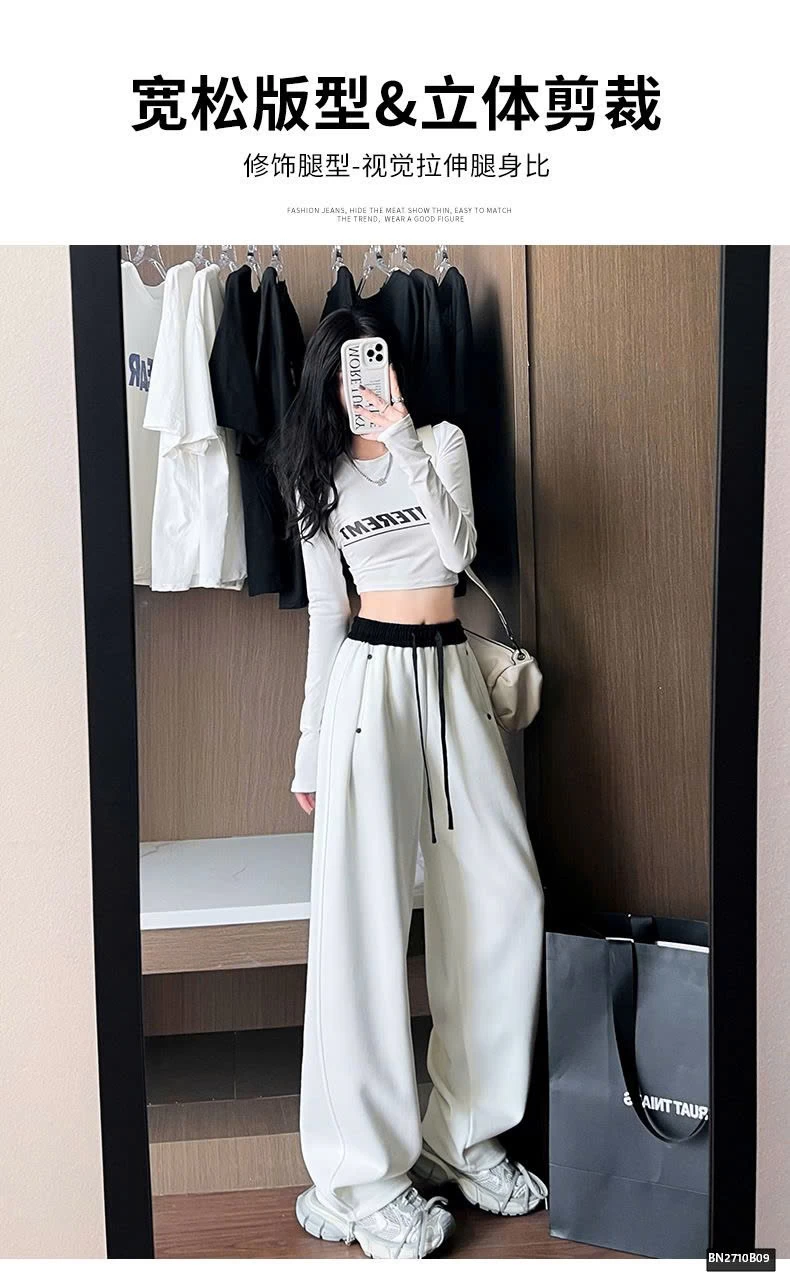 QUẦN NỈ SUÔNG CẠP CHUN