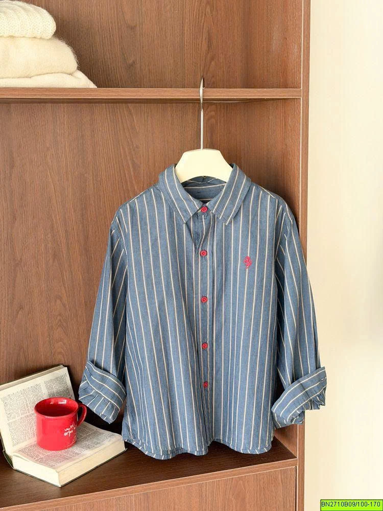 ÁO SƠ MI CỌC AMBB 26E006