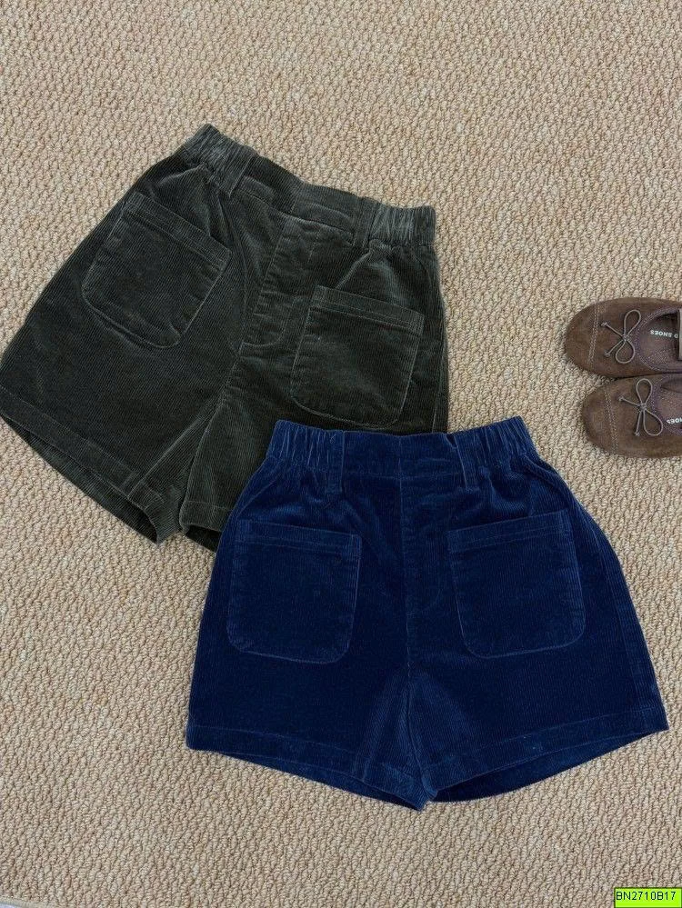 QUẦN SHORT NHUNG AMBB  26E156