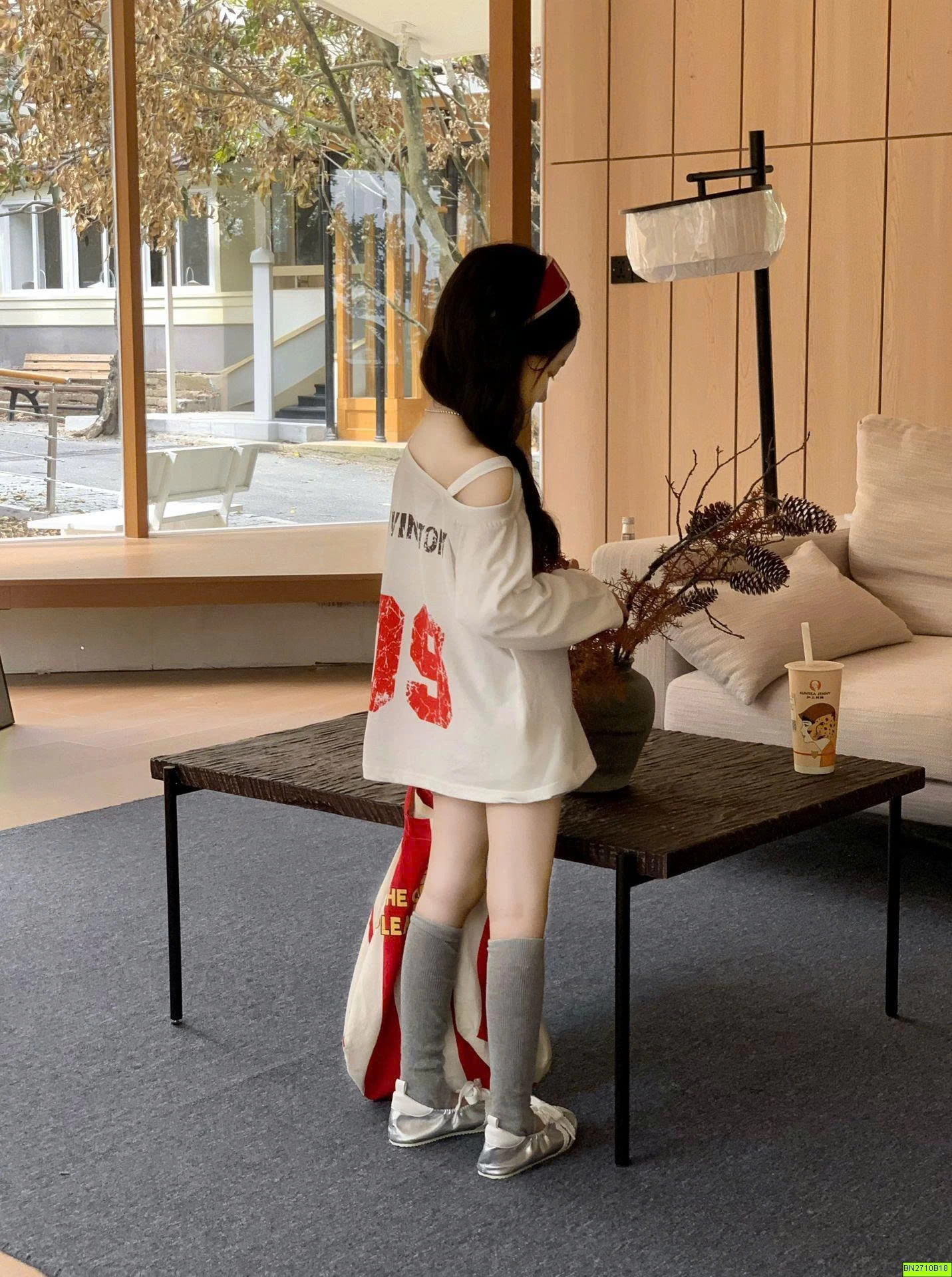 ÁO THUN TRỄ VAI SỐ 09