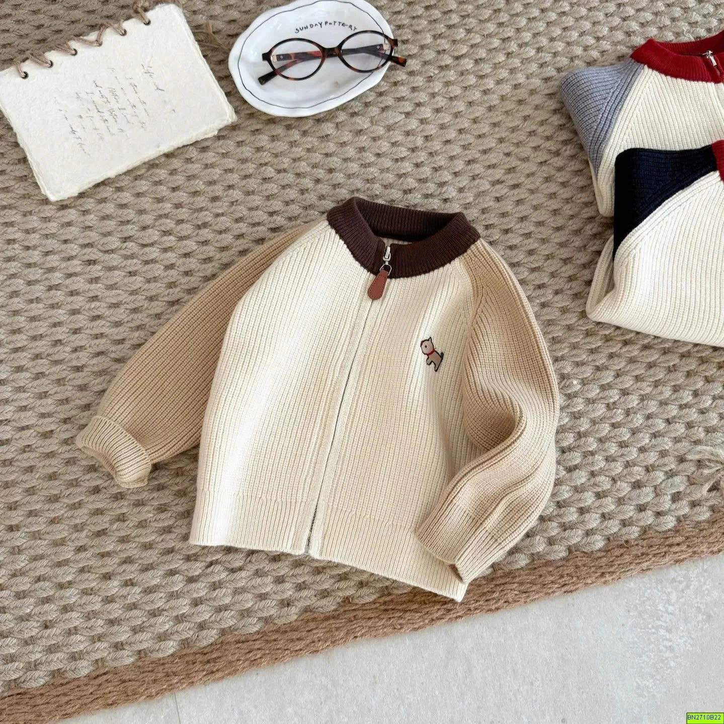 ÁO LEN PHỐI MÀU TAY SZ NHI