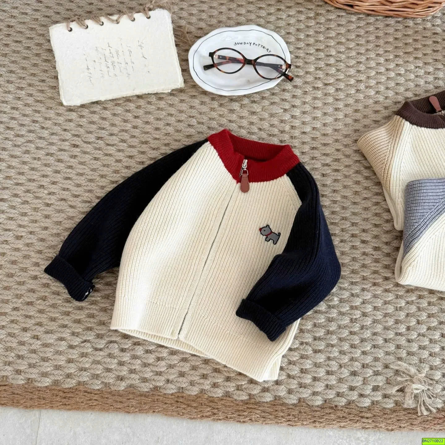 ÁO LEN PHỐI MÀU TAY SZ NHI