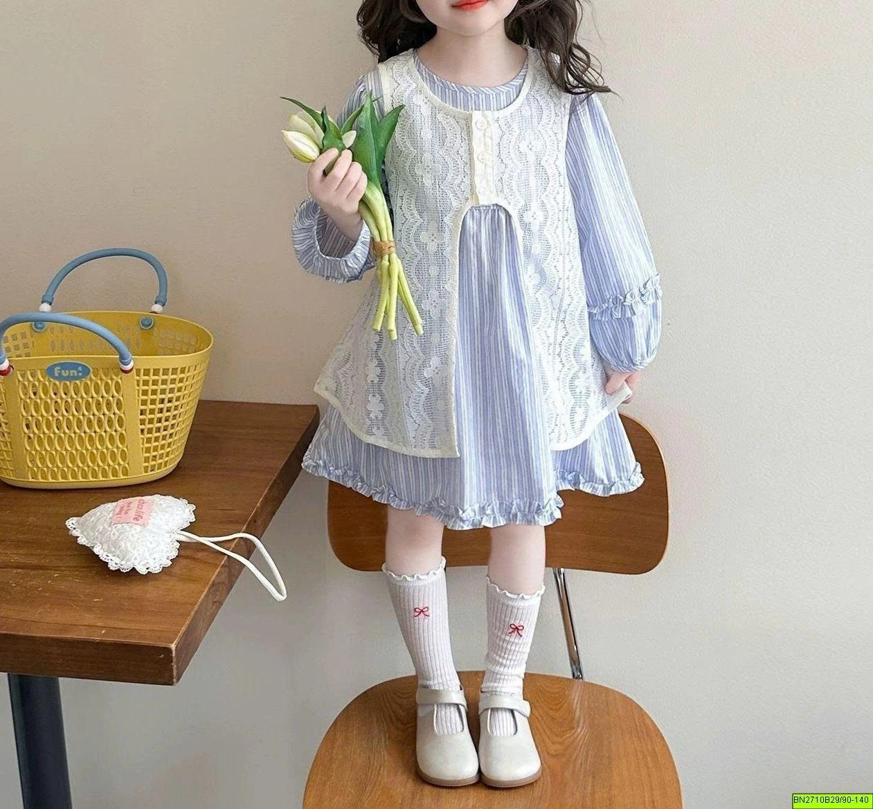 ĐẦM SỌC PHỐI REN 2 MẢNH