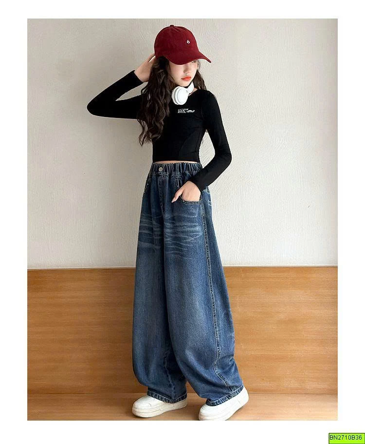 QUẦN JEAN SZ ĐẠI DÁNG RỘNG THỜI TRANG