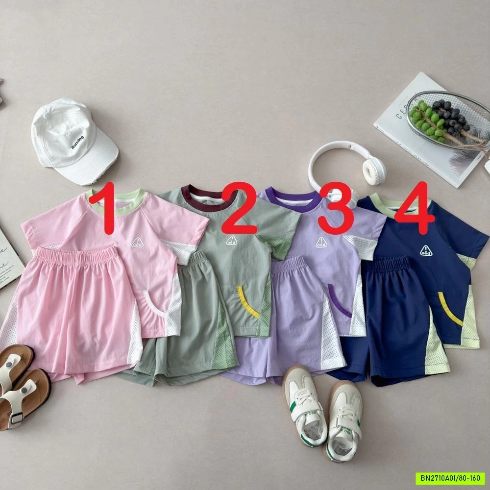 SET ĐỒ THỂ THAO SIÊU NHẸ CHO BÉ