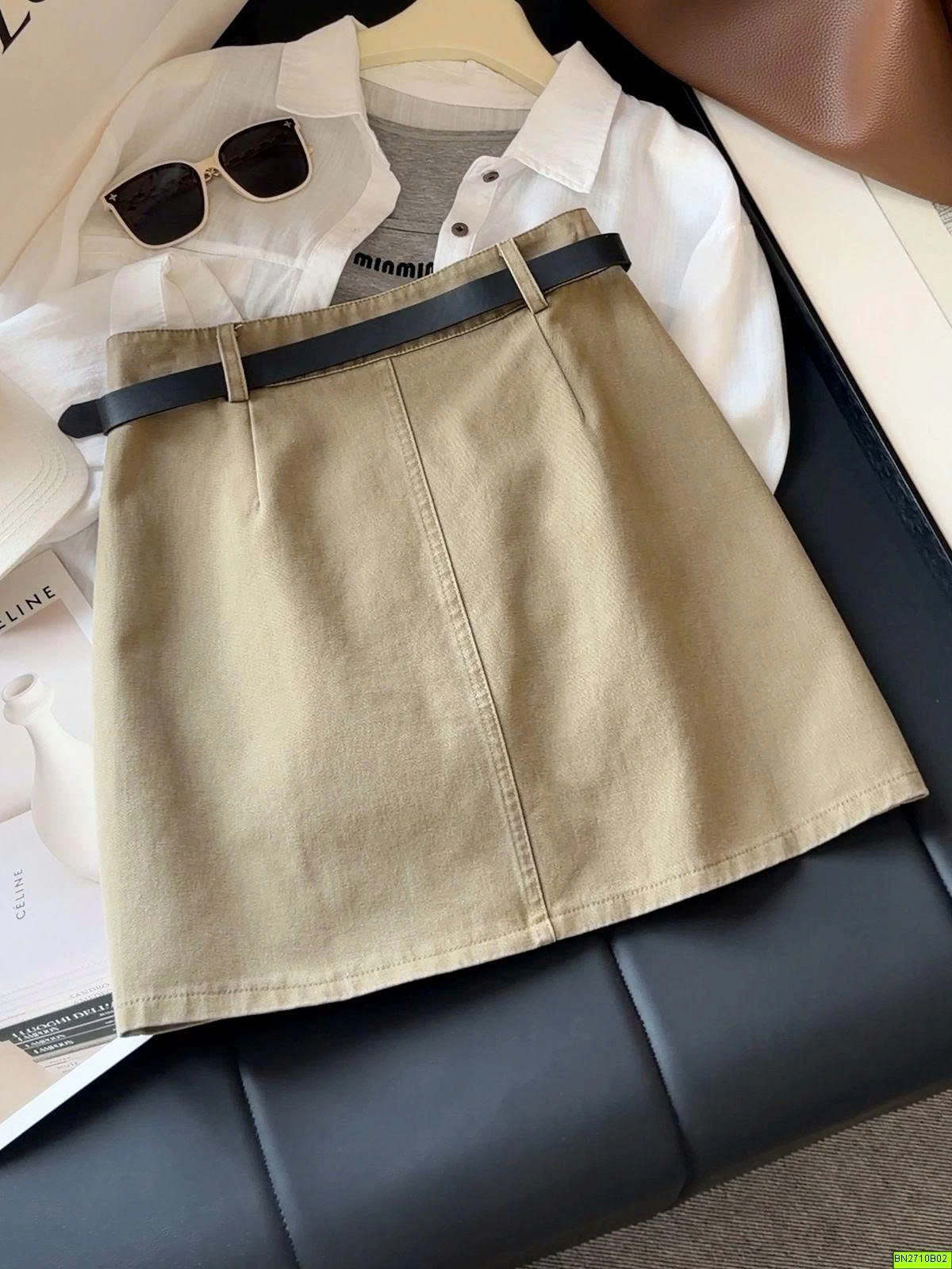CHÂN VÁY KAKI CHỮ A