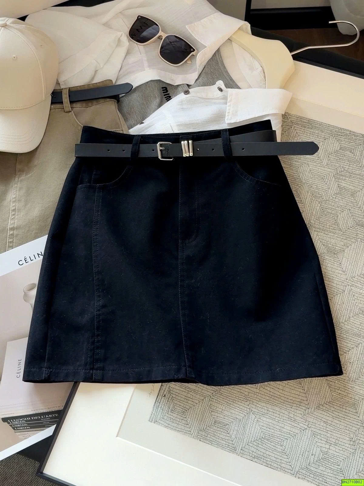 CHÂN VÁY KAKI CHỮ A