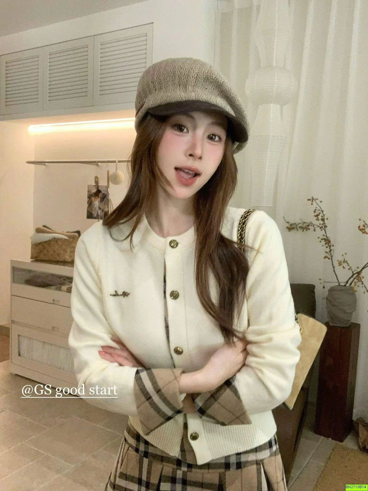 ÁO LEN PHỐI CARO