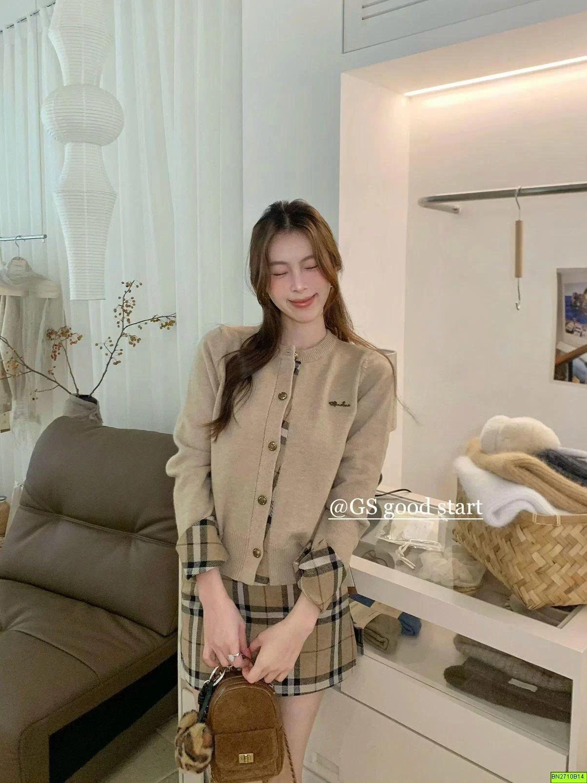 ÁO LEN PHỐI CARO