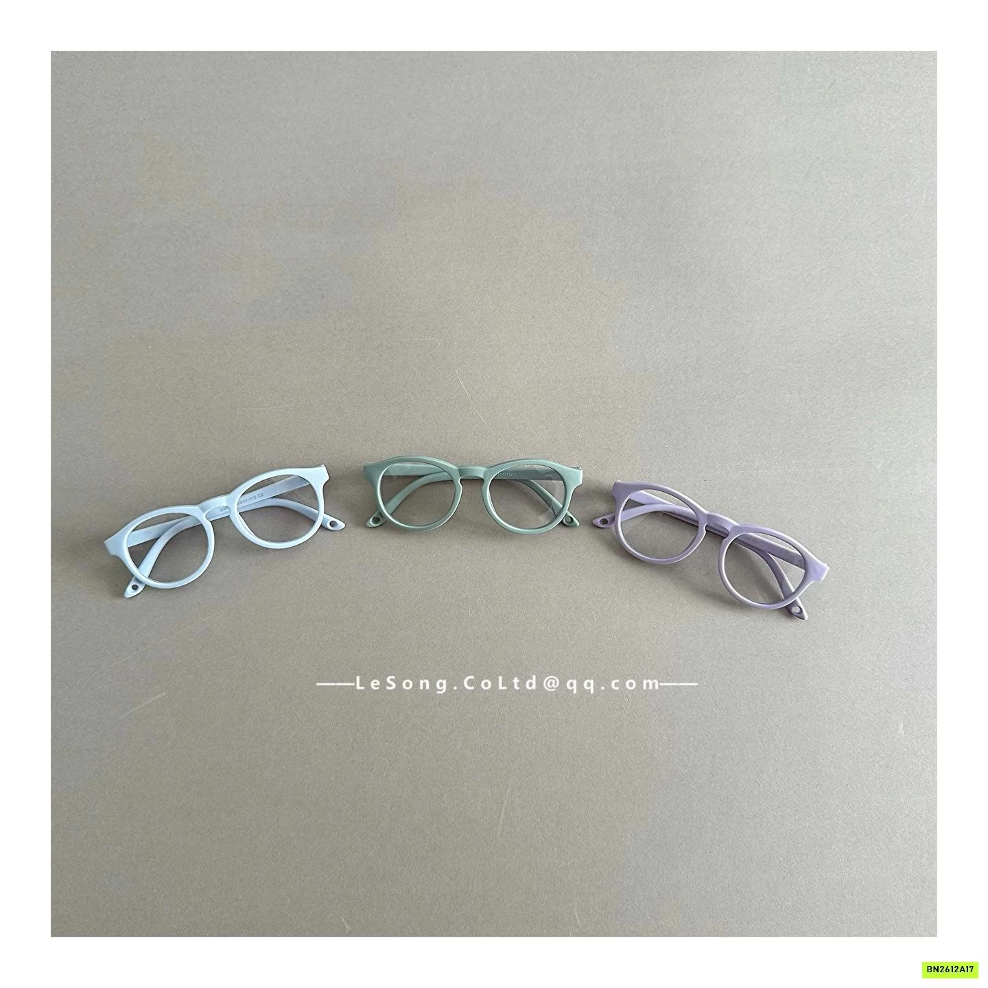 KÍNH GỌNG NHỰA TRÒN TRƠN MÀU DỄ THƯƠNG