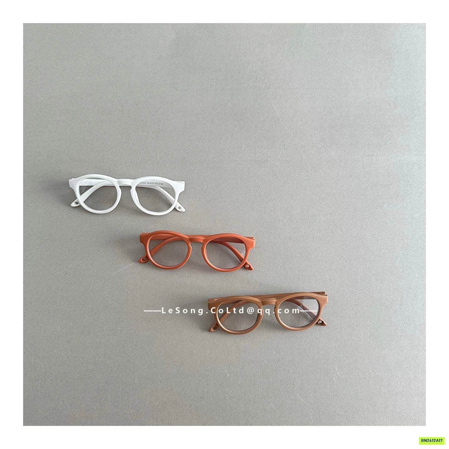 KÍNH GỌNG NHỰA TRÒN TRƠN MÀU DỄ THƯƠNG