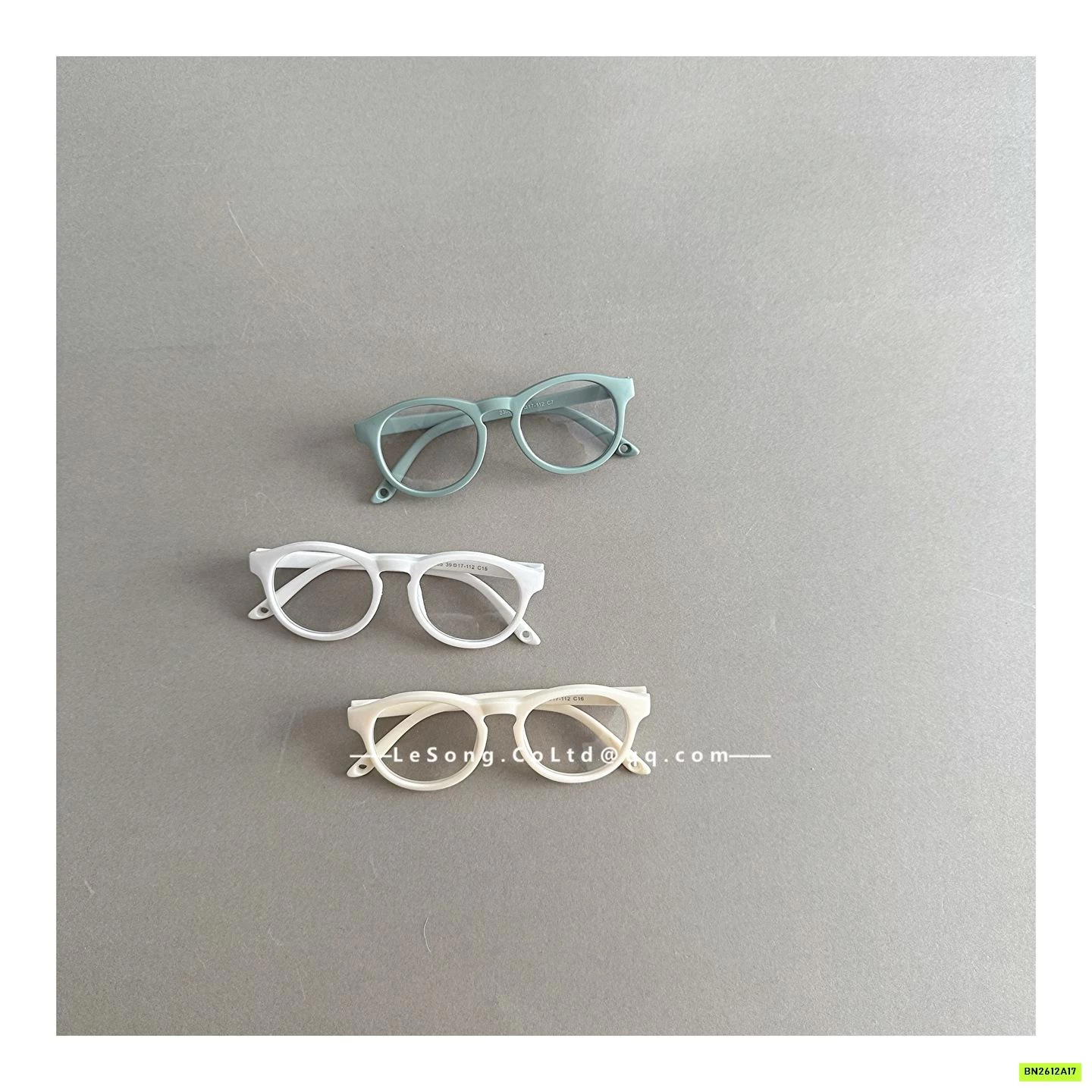 KÍNH GỌNG NHỰA TRÒN TRƠN MÀU DỄ THƯƠNG