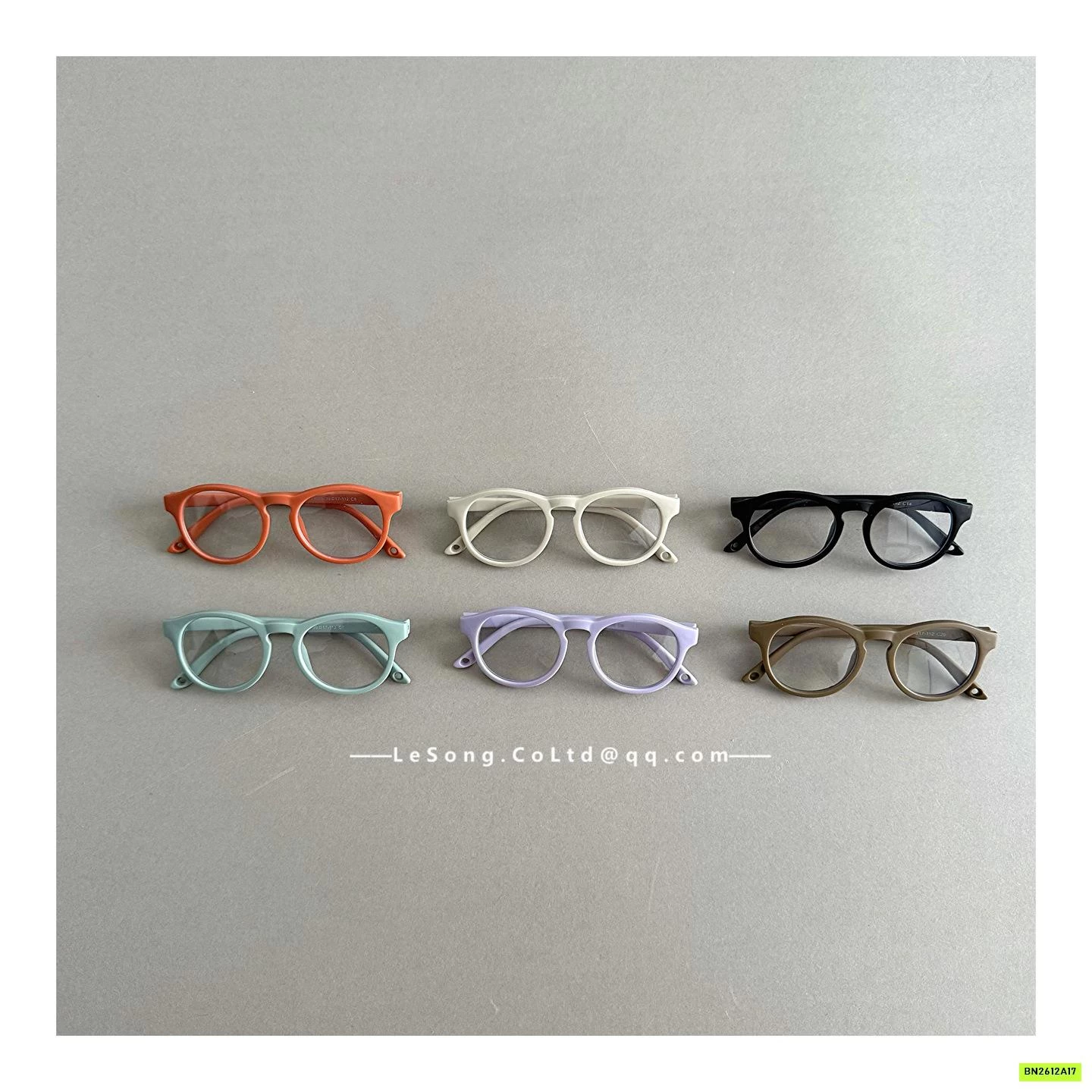 KÍNH GỌNG NHỰA TRÒN TRƠN MÀU DỄ THƯƠNG