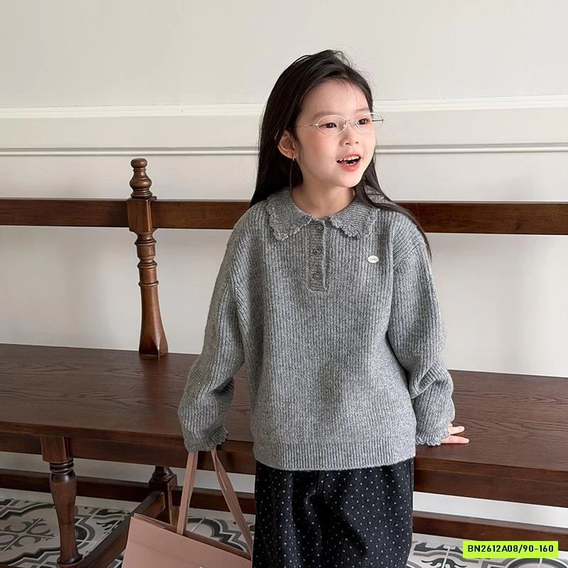 POLO LEN DỆT CỔ SEN 25M149 AMBB