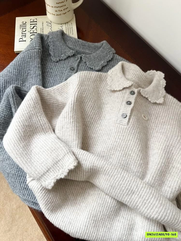 POLO LEN DỆT CỔ SEN 25M149 AMBB