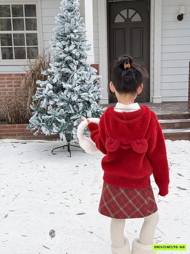 KHOÁC LÔNG THỎ TAI GẤU 25M158 AMBB