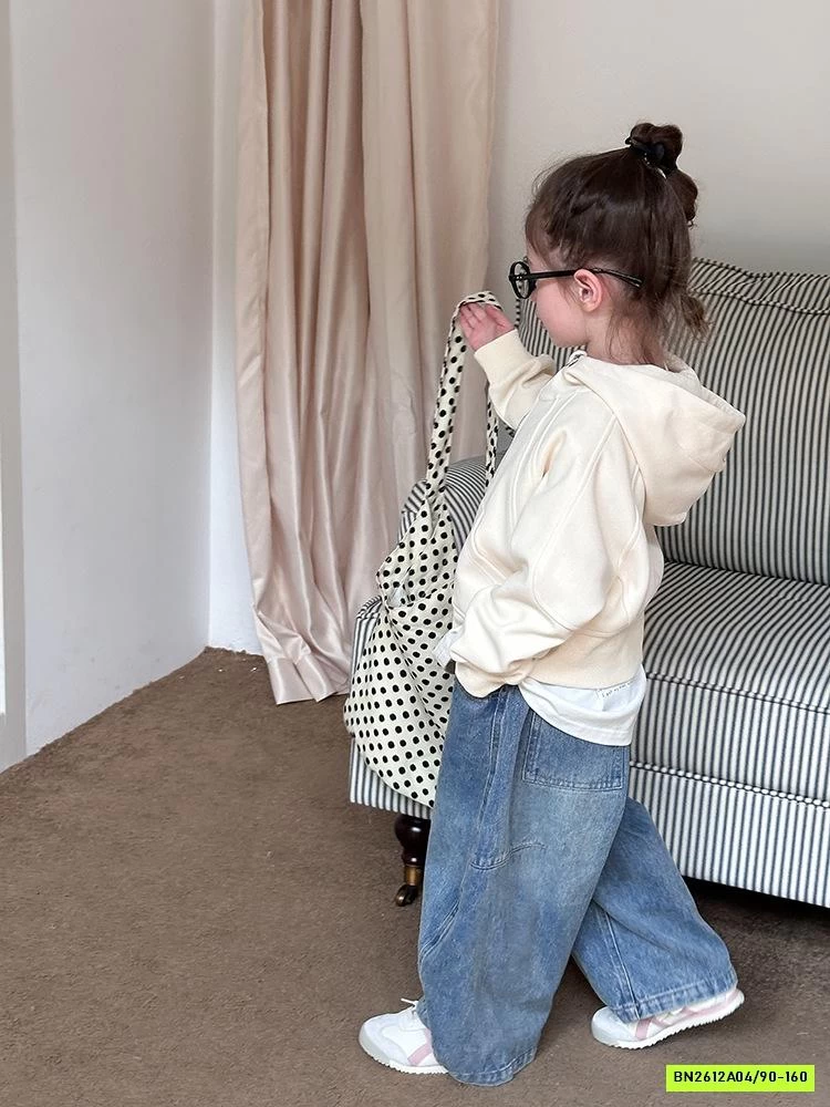 JEANS ỐNG RỘNG TÚI SAU 24Y014 AMBB