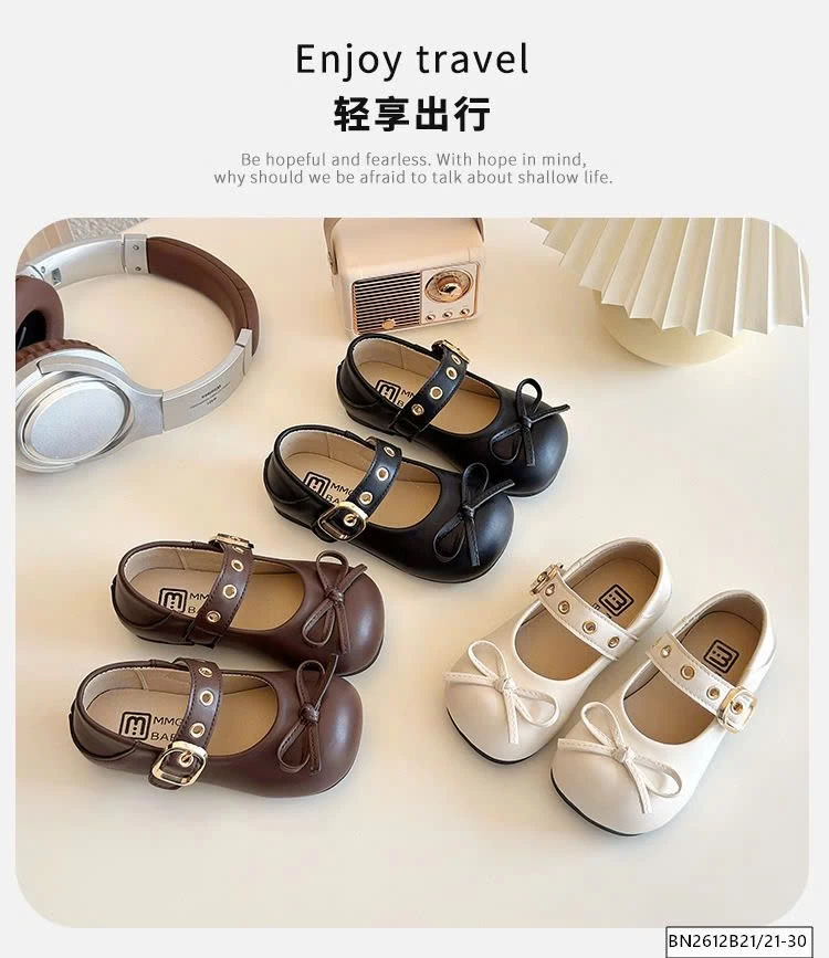 GIÀY BÚP BÊ NƠ QUAI CÀI KHUY