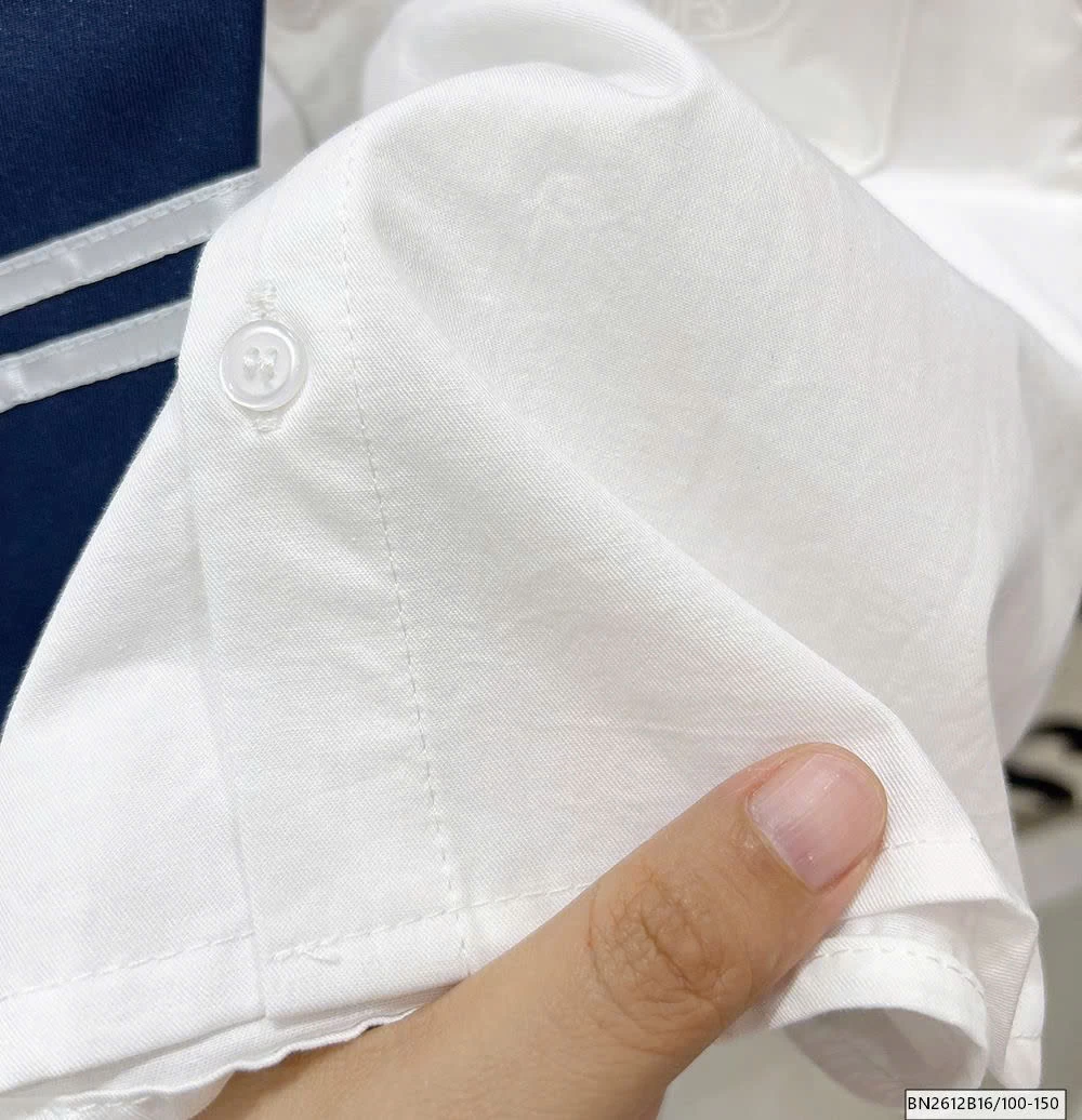 ÁO SƠ MI TRƠN MÀU KEM CAVAT KACADY