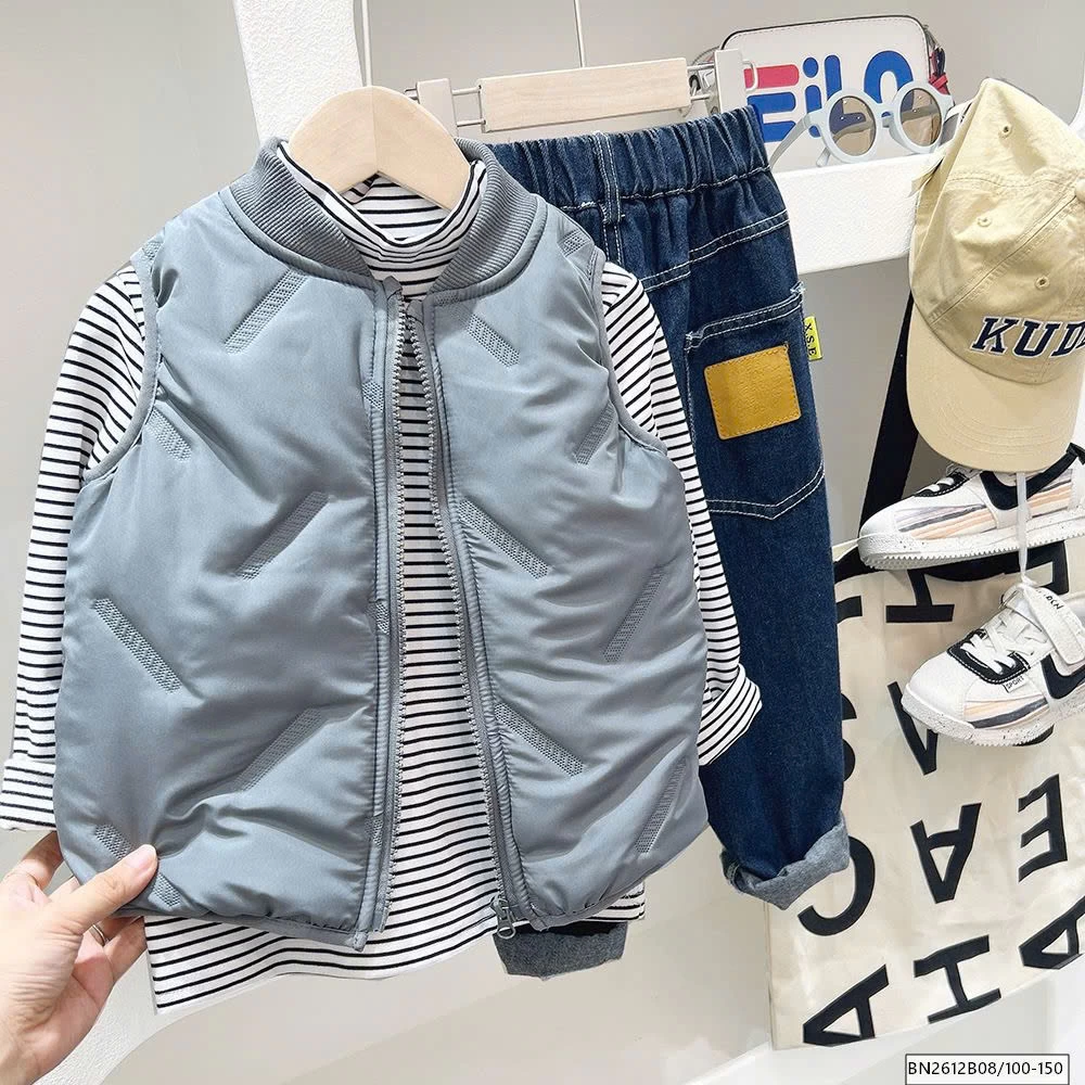 ÁO GILE PHAO TRƠN MÀU LÓT LÔNG KACADY