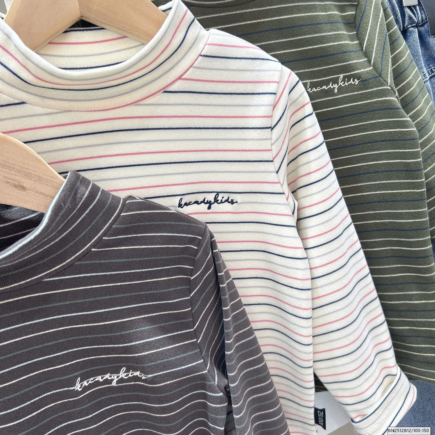 ÁO THUN GIỮ NHIỆT KẺ NGANG KACADY