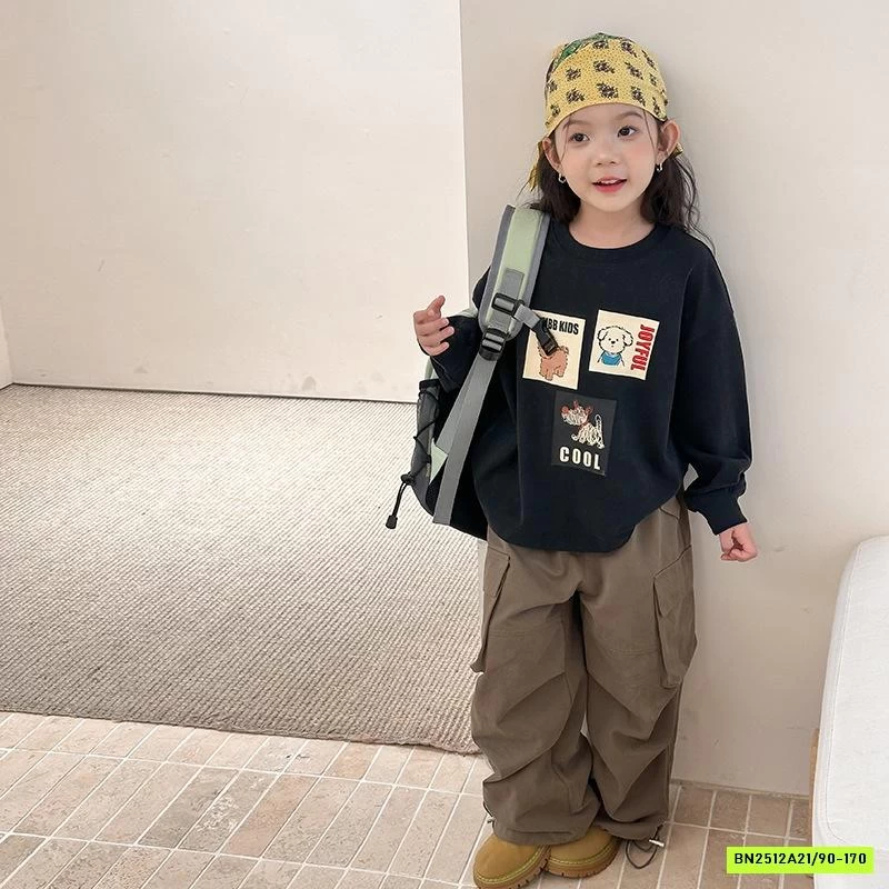 ÁO THUN ĐEN IN HÌNH 25G004 AMBB